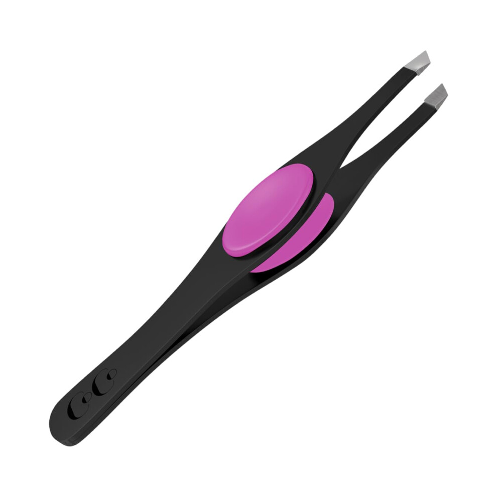 Coco's Closet Cocos Eyebrow Tweezers For Women And Men, Precision Tweezer With Sharp Slanted Tips, Ingrown Hair Tweezer For Plucking Brows And Removing Unwanted Hai