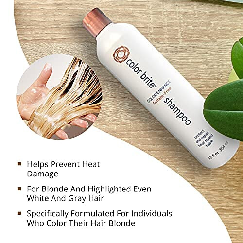 Thermafuse Color Brite Sulfatfreies Lila Shampoo 1