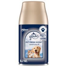 Glade Automatic Spray Rebill Pet Aroma fresco Aroma a aire para el hogar para el hogar y el bao 6.2 oz