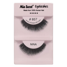Mia Secret Demi Wispies Wimpern  Knstliche Wimpern im natrlichen Stil  Wispy-Streifenwimpern mit langem Ende  Unsichtbares, transparentes Band