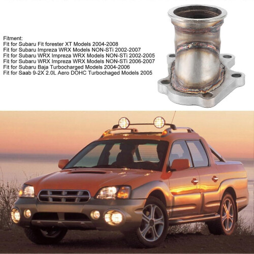 5 Bolt Turbo Downpipe Flange V Band Conversion Adapter Fit for Subaru Forester XT Models 2004?2008 2