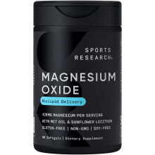 Sports Research, Magnesiumoxid, 420 mg, 90 Softgels