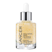 Lancer Skincare Triple Peptide Drops mit Vitamin E, tgliches Anti-Aging-Gesichtsserum mit feuchtigkeitsspendender Hyaluronsure, 1 Flssigunze