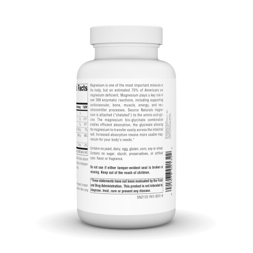 Source Naturals, Magnesium-Bisglycinat, 120 Tabletten 2
