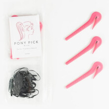 THE PONY PICK By Lolly - Paardenstaartsnijder voor kinderen en peuters - Gemakkelijk te gebruiken Pijnvrij Geen haarbeschadiging (3 verpakkingen