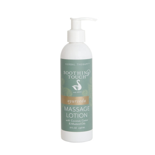 Soothing Touch Ayurveda Massage Lotion Unscented 8 Ounce