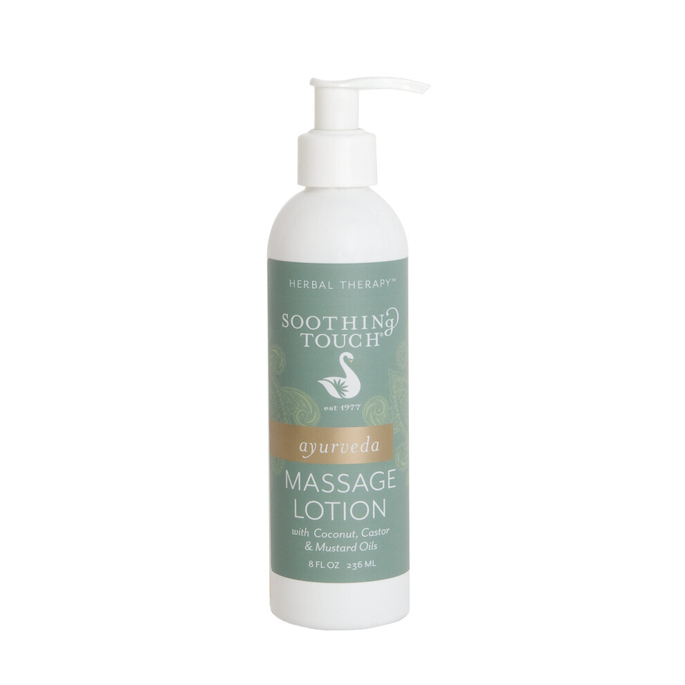 Soothing Touch Ayurveda Massage Lotion Unscented 8 Ounce