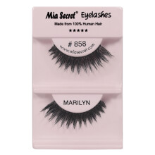 Mia Secret Demi Wispies Wimpern  Knstliche Wimpern im natrlichen Stil  Wispy-Streifenwimpern mit langem Ende  Unsichtbares, transparentes Band