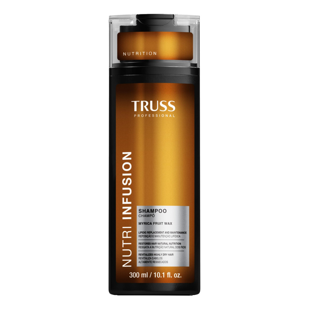 Truss Nutri Infusion Hair Shampoo For Women - Cleansing Shampoo For Dry Damaged Hair - Restores Natural Moisture Balance With Myrica Fruit Wax &
