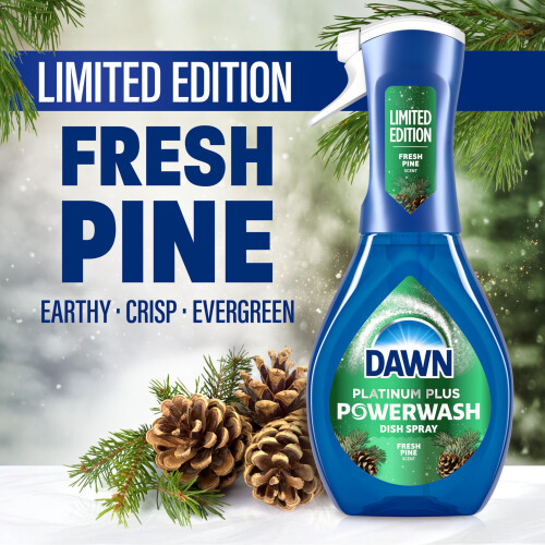 Dawn Powerwash Spray, Liquide Vaisselle, Fournitures de Nettoyage, Pin Frais, Kit de Démarrage 16 Fl Oz 1