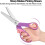 Pinking Shears for Fabric Cutting, Zig Zag Scissors, Scrapbook Scissors for Adults 2
