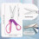 Pinking Shears for Fabric Cutting, Zig Zag Scissors, Scrapbook Scissors for Adults 3