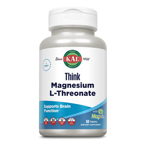 KAL, Think Magnesium L-Threonat, 60 Tabletten