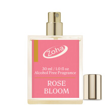 Zoha Rose Bloom Rosenparfm fr Damen und Herren, alkoholfreier Duftlnebel, langlebig, auf natrlicher Parfmlbasis, 30 ml Spray