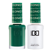 DND Gel-Nagellack-Set, Green Collection, UV/LED-Gel-Nagellack und lufttrockener Nagellack, passendes, splitterfreies Nagellack-Duo 735 Cosmopolitan,
