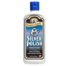 PARKER & BAILEY Silberpolitur Silberpoliturreiniger und Anlauffarben-Entferner, Schmuckreiniger, Metallpoliercreme zum Polieren von antiken Dekoren