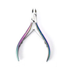 Rolabling Pro Edelstahl Nail Art Nagelhautzange Clipper 1 Stck Regenbogen Nagelhautschere Dead Skin Remover Manikre Nail Art Tools