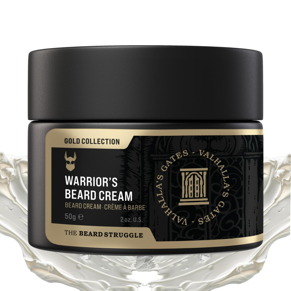 Beard Cream by Beard Struggle-Valhalla's Gates Beard Butter Moisturizer & Softener for Men-Hydrated with Avocado & Jojoba Oils-Beard & Mustache G-image-OPC-PHXQQNX-NEW