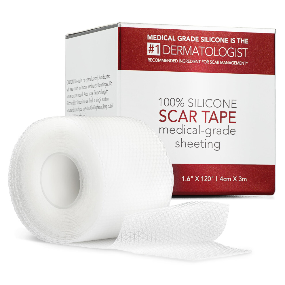 Healfast Physician Formulated Silicone Scar Sheets - Advanced Crosspolymer Medical Grade Silicone Scar Tape For Surgery C Section Keloids & Hypertrophic