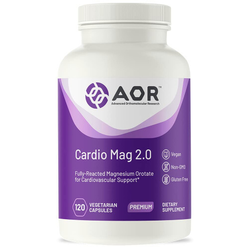 Advanced Orthomolecular Research AOR, Cardio Mag 2.0, 120 Kapseln