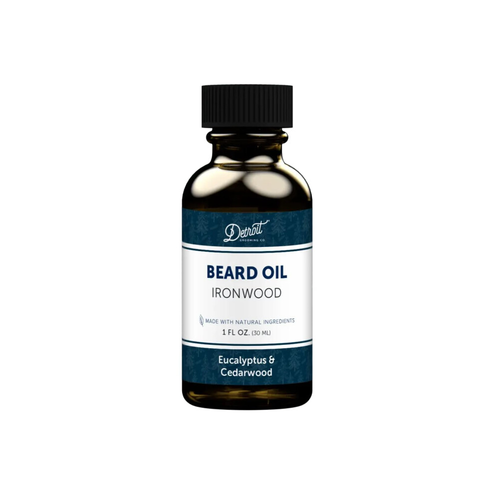 Detroit Grooming Co. Detroit Grooming Beard Oil | Hydrating & Nourishing Formula Ironwood Scent (1 Oz)