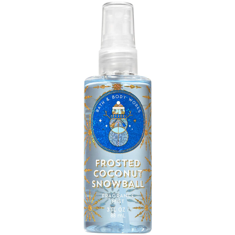 Bath & Body Works Bath And Body Works Frosted Coconut Snowball Travel Size Fine Fragrance Mist (Packaging Varies)