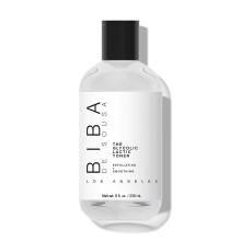 BIBA DE SOUSA The Glycolic Lactic Toner  Peeling-Toner mit AHA-Hyaluronsure und Aloe Vera  erhellt den Teint der Haut, ohne sie bermig auszutro