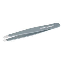 Tweezerman Exclusive Mist Blue Skosna peseta - Peseta do usuwania wlosw ze stali nierdzewnej