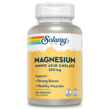 Solaray, Magnesium, 200 mg, 100 VegCaps