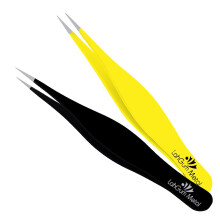 Pinzas de Precisión Ultra Afiladas para Vello Encarnado - Kit de Pinzas Finas