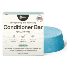 The Earthling Co. Conditioner Bar Frdert das Haarwachstum, strkt und befeuchtet alle Haartypen paraben- und sulfatfreie Formel mit natrlichen