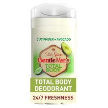 Old Spice Whole Body Deodorant Stick for Men, 3 Pack, Aluminum Free, Cucumber + Avocado Scent, 24/7 Odor Protection, Dermatologist Tested, Gentle on S