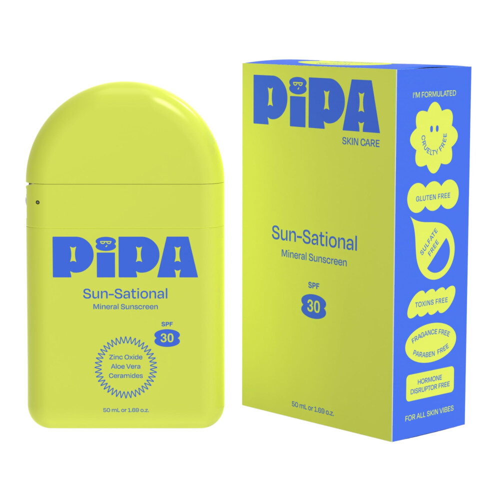Pipa Sun-Sational 100% Mineral Daily Sunscreen - Spf 30-50Ml