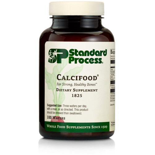 Standard Process Calcifood - Soutient l'Absorption du Calcium - Renforce les Os avec Calcium, Phosphore, Germes de Blé