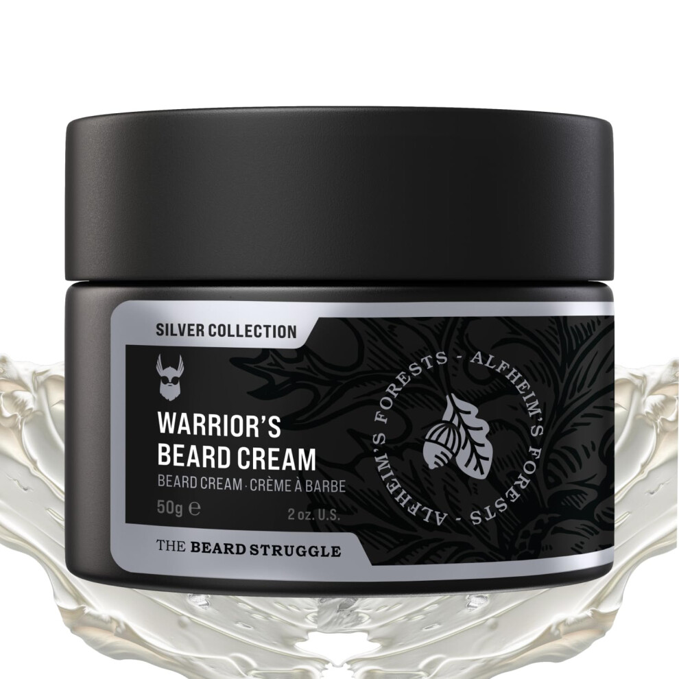 The Beard Struggle Cream Beard For Men By Beard Struggle -Alfheim's Forests Beard Butter Moisturizer & Softener For Men - Itch Relief Hydration With Avocado & Joj