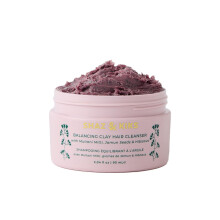 Shaz & kiks bilanciando il detergente per capelli argilloso | Shampoo chiarificante senza solfati per tutti i tipi di capelli | Rafforzare le radici