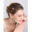 fxmimior Accessori per Capelli da Sposa In Vite di Cristallo (oro) 2