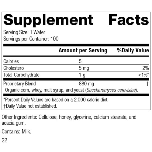 Standardprocess Mjlksyrajst - Helfoder GI matsmltning och matsmltningshlsa Saccharomyces cerevisiae - 100 rn 1