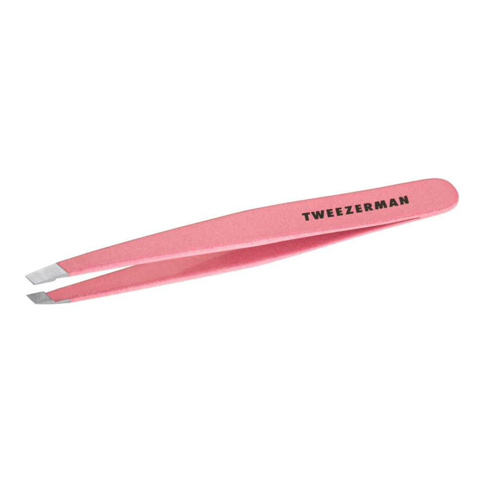 Twezerman Tweezerman Exclusive Dusty Rose Slant Tweezer - Hair Removal Tweezers Stainless Steel