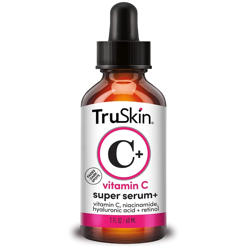 Truskin Super Vitamin C Face Serum With Niacinamide Retinol Hyaluronic & Salicylic Acid (Bha) - All-In-One Anti Aging Facial Serum For Brighten