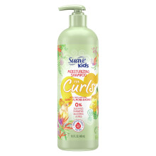 Suave Kids Naturals Curl Shampoo, feuchtigkeitsspendendes Shampoo fr Kinderlocken, se Mandel und Honig, dermatologisch getestetes und trnenfreies