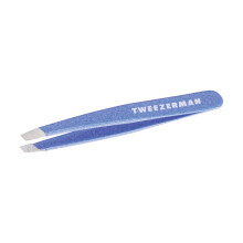Tweezerman Mini Skosna peseta - Peseta do brwi Peseta podrzna do brwi Zarost na twarzy Wrastajace wlosy (granitowe niebo)