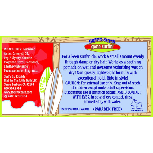 Surf's Up Super Keen Hair Wax (4 oz.) 2