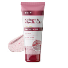 Envy Gesichtspeeling mit Kollagen und Glykolsure Anti-Aging-Peeling zur Erweichung und Verbesserung dunkler Flecken Dermatologisch getestete