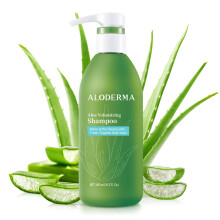 Aloderma Aloe Volumizing Shampoo pro jemn krehk a rdnouc vlasy obsahuje cerstve sklizen organick aloe vera obohacen argininem a panthenolem