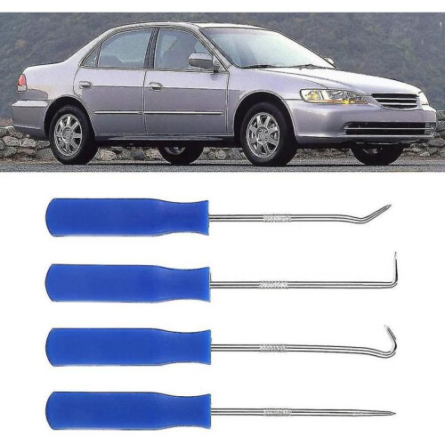 Oil Seal Removal Puller Tools Kit, 4pcs/set Car Pick And Hook Set O Ring Oil Seal Gasket Puller Remover Craft Hand Tools-blue 2