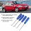 Oil Seal Removal Puller Tools Kit, 4pcs/set Car Pick And Hook Set O Ring Oil Seal Gasket Puller Remover Craft Hand Tools-blue 6