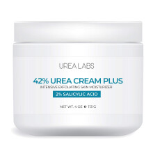 UREALAABIT | 42 % Urea Cream PLUS w / 2 % salisyylihappo 4 unssia Tehokkain intensiivinen kuoriva jalkavoide maissi- ja kovettumia poistaja ihon kost