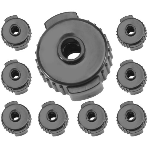 9Pcs ABS Drum Set Quick Release Nuts Cymbal Quick Assembly Drum Mate Replacement Accessories 2