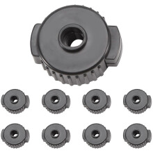 9Pcs ABS Drum Set Quick Release Nuts Cymbal Quick Assembly Drum Mate Replacement Accessories